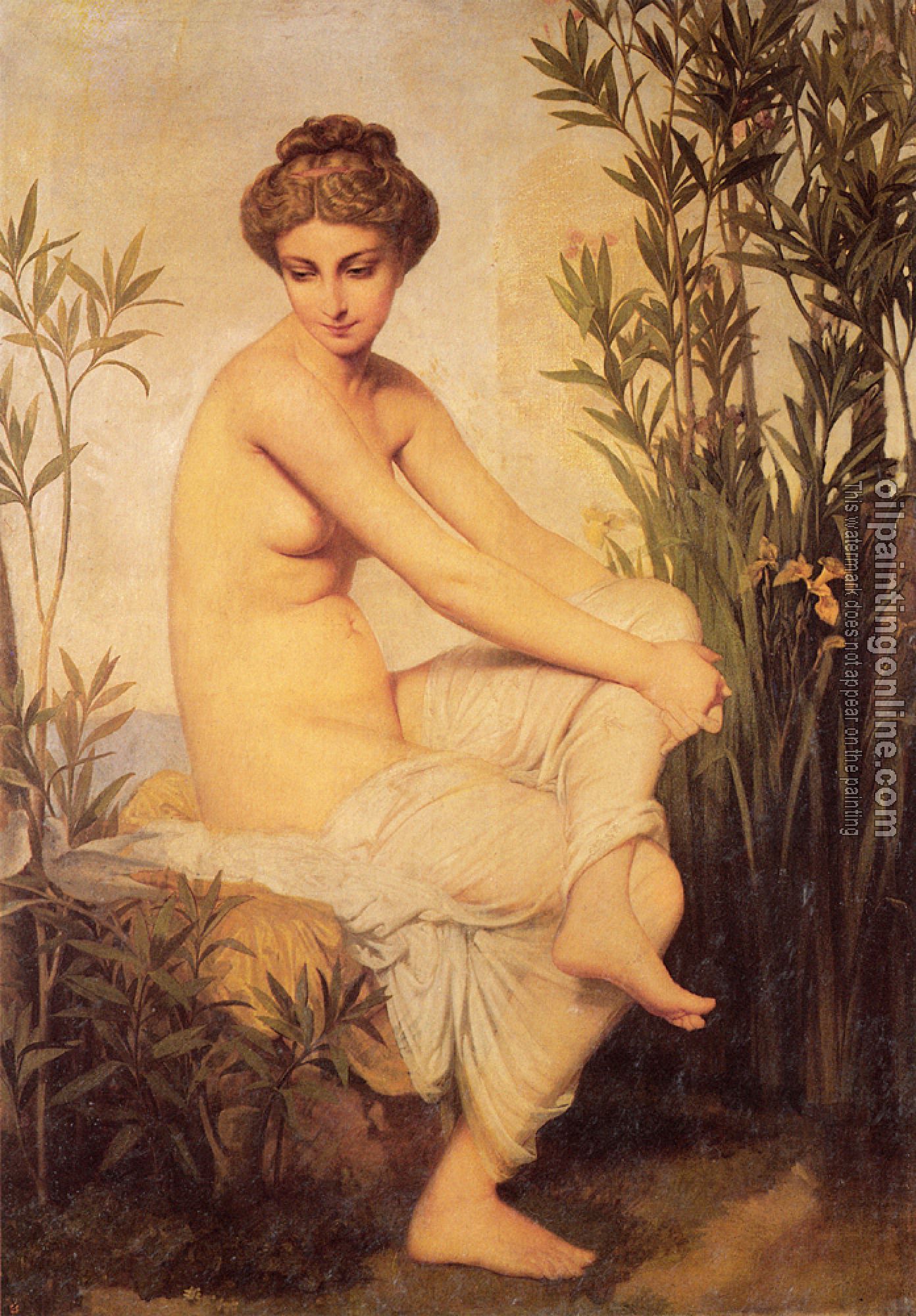 Amaury-Duval, Eugene-Emmanuel - Baigneuse antique( Ancient Bather)